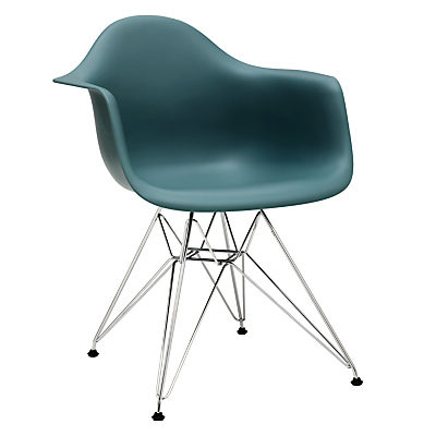 Vitra Eames DAR 43cm Armchair Ocean/Chrome Vitra Eames DAR 43cm Armchair Ocean/Chrome